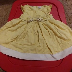Pale yellow dress